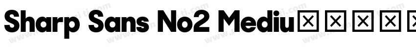 Sharp Sans No2 Mediu字体转换